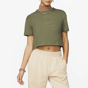 Fabriqué dans le meilleur matériel de haute qualité femmes haut court chemises prix raisonnable bas quantité minimale de commande femmes haut court - Product Image 6