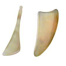 Productos de belleza para el cuidado de la salud, herramientas de masaje de cuerno, la mejor calidad, cuerno de búfalo natural negro, herramienta de masaje Gua Sha DE LA India - Product Image 5