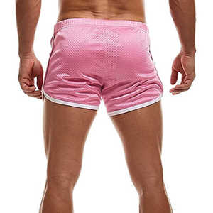 Shorts de malla ecológicos personalizados al por mayor para hombre, ropa de playa de verano, transpirable, de secado rápido, unisex - Product Image 6