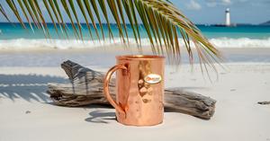 Handcrafted Hammered Classic Copper Moscow Mule Mugs Solid Pure Copper Unlined Mug <b>Cup</b> Capacity 16 Ounce - Product Image 4