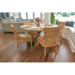 Silla de comedor contemporánea de jacinto de agua para el hogar y el restaurante, silla versátil para Bar y juegos, uso para mesa de comedor de cocina - Product Image 5