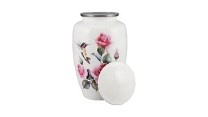 Urne funéraire décorative en métal pour cendres humaines, design campagnard français, écologique, taille adulte, urne commémorative funéraire en gros - Product Image 4