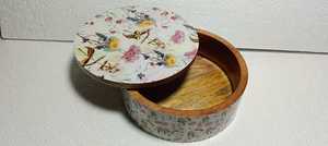 Juego de cuencos de madera con estampado de esmalte personalizado, cuencos decorativos para MESA Y REGALOS FESTIVOS, cuenco de Acacia para comedor - Product Image 4