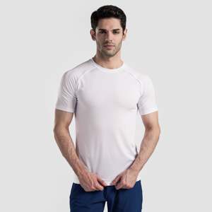 เสื้อยืด GA Power Tee ผ้าโพลีเอสเตอร์ถัก 100% สีขาว ระบายอากาศได้ดี ทรงเข้ารูป พิมพ์โลโก้แบบเต็มตัว ทรงโอเวอร์ไซส์และทรงหลวม - Product Image 3