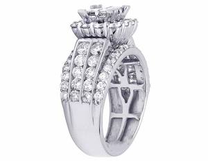 แหวนเพชรโมอิสสำหรับผู้ชายและผู้หญิงแหวน S925สำหรับงานเลี้ยงสีเงินสเตอริงตัดสำหรับเจ้าหญิง - Product Image 4