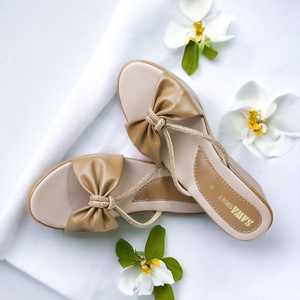 Brown Heeled Flat <b>Wedge</b> Sandals 706 BR Breathable Waterproof with Genuine Leather Lining PU Insole Closed Toe Platform Style - Product Image 3