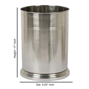 Juego de accesorios de baño de siete piezas de lujo moderno Accesorios de metal con acabado plateado de alta calidad - Product Image 6