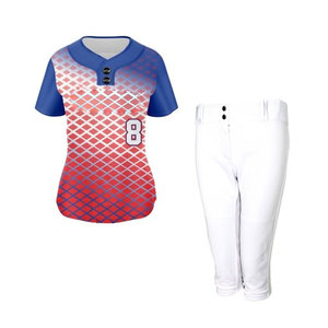Diseña tus propios uniformes de softbol Uniformes de softbol hechos de poliéster 100% más vendidos para ropa de equipo - Product Image 6