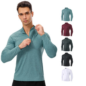 Chemises de compression OEM de haute qualité pour hommes, vêtements de sport personnalisés les plus vendus, coupe surdimensionnée - Product Image 6