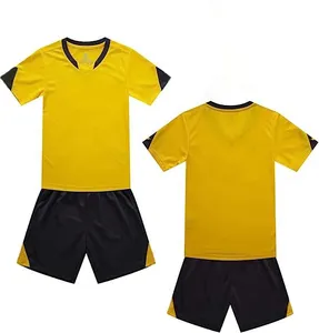 高品质透气儿童廉价足球服定制名称和号码球队足球服套装