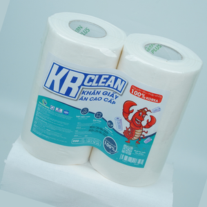 Servilletas Krclean Premium 200 Sábanas 20x10cm Sin Pelusa Altamente Absorbentes 1 Capa de Color PARA EL Hogar Restaurante Fiesta Cena Uso - Product Image 3