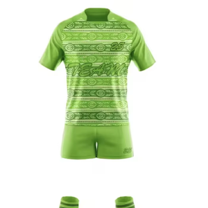 2025 nouveau maillot de Rugby respirant hommes dames école Club ensembles uniformes personnalisés transfert de chaleur imprimé 100% Polyester à capuche entraînement - Product Image 1