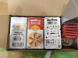 Batterie d'aide auditive numérique Maxell PR48 16 canaux avec réduction du bruit et conception écologique pour perte auditive légère à modérée - Product Image 3