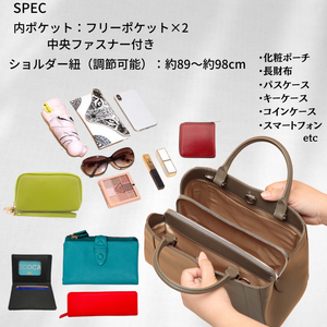 กระเป๋าหนังแท้ 3 ช่อง สะพายได้ 2 แบบ พร้อมซิปปิด - Product Image 5