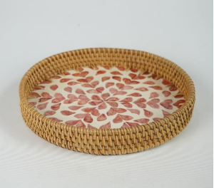 ถาดเสิร์ฟหวายธรรมชาติถาดอาหารสวยงามสำหรับเก็บอาหารในครัวจากเวียดนาม - Product Image 6