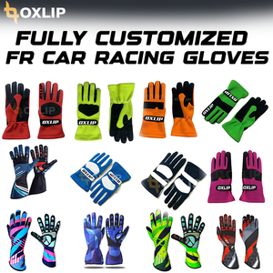 Gants de karting personnalisés, nouveau motif, pour adultes, respirants, anti-humidité, en fibre aramide, pour motocross et activités tactiques en extérieur, à doigts entiers - Product Image 3