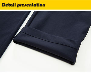 Pantalon tactique droit sportif pour homme, extensible dans les 4 sens, imperméable, coupe-vent, multi-poches, durable, fonctionnel, randonnée, mi-longueur - Product Image 6