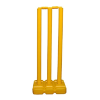 Piquets de cricket en plastique robustes HRM HRM-CS75 avec couleur et taille personnalisées pour les jeux de plage en intérieur et en extérieur