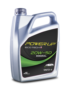 POWER UP 20W50 API SNCF SNCI4 SLCF SNCJ4 SNCK4 SNCF 4L 18L 20L 200L 60L HUILE MOTEUR DIESEL ESSENCE POUR VOITURES ET CAMIONS - Product Image 1