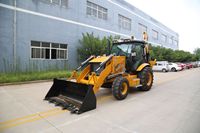 Soosan 3CX Mini Loader Backhoe Excavator Berkualitas Tinggi 4x4 Penggerak Roda Penggerak Depan Mesin 75KW Efisiensi Operasional Tinggi