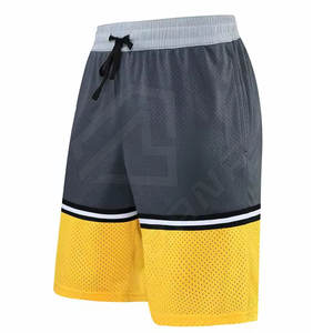 Pantalones cortos de gimnasio de baloncesto para hombre con logotipo personalizado de alta calidad proveedor al por mayor pantalones cortos deportivos de verano de malla transpirable impresos por sublimación - Product Image 4
