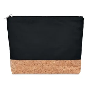 Sac de toilette en liège personnalisé, élégant, avec un attrait commercial unique - Product Image 1