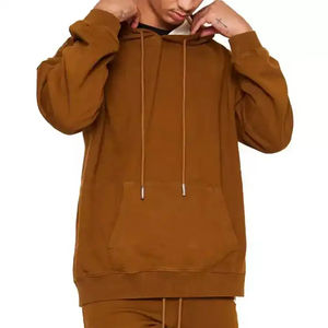 Nuevo diseño 2025 Fabricante de ropa Invierno para hombre Algodón Fleece Flare Set Cordón Pull Over Hoodie - Product Image 4