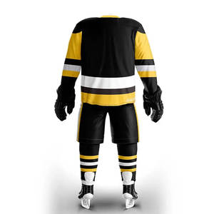 Uniforme de hockey sur glace de qualité supérieure, dernier design, nouvelle arrivée, maillot imprimé, ensemble de hockey sur glace, prix bas, facile à porter, uniforme de hockey sur glace - Product Image 3