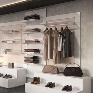 Set di barre in acciaio verniciato bianco Emuca spagna 2 per guardaroba e accessori Jagmet lunghezza 815 mm - Product Image 4