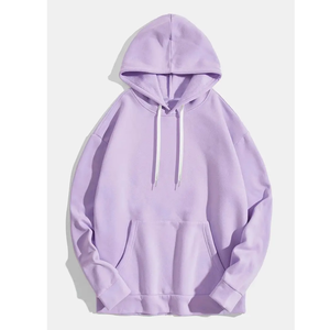 Sudadera con Capucha Ecológica para Hombre 2023, Estampado de Silicona, Estilo Urbano Oversize, Diseño Liso para Otoño - Product Image 4