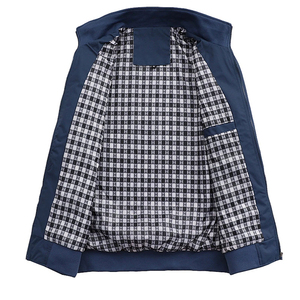 Chaqueta Bomber Reversible Casual para Hombre, Nueva Colección, Primavera-Otoño, Abrigo de Moda con Cierre de Cremallera y Logotipo Frontal en Lona - Product Image 3