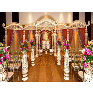Décoration de Mandapam de mariage Maharaja, portable, en fibre, best-seller, grand Mandapam de mariage traditionnel, dernières créations, Australie - Product Image 1