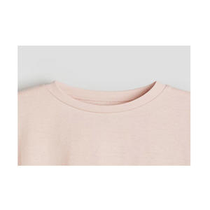 Camiseta Larga de Manga Media con Cuello Redondo y Bordado para Mujer, Talla Grande, 100% Algodón Orgánico, Transpirable, Ecológica, Informal - Product Image 4