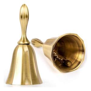 Campana de mano de latón pulido, gran oferta, campana de pared lateral con acabado antiguo de Metal a la venta, decoración de pared de habitaciones de hogar y hoteles, venta al por mayor - Product Image 5