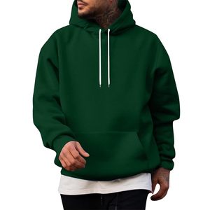 OEM nueva llegada al por mayor pulóver hombres Sudadera con capucha algodón cómodo logotipo personalizado Casual peso pesado Sudadera con capucha de los hombres - Product Image 3