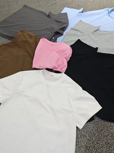 Wholesale Custom 100% Cotton <b>Tshirts</b> Private Label OEM Manufacturer Bulk Production <b>Plain</b> Knitwear Supplier - Product Image 4