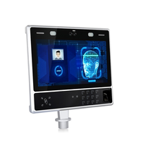 Dispositivo de Control de Acceso con Reconocimiento Facial de 11.6 Pulgadas, Escáner Biométrico de Huellas Dactilares con IA y Lector de Tarjetas RFID, Máquina de Control de Asistencia