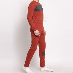 2023 Hot <b>Sale</b> Premium Quality Men's Sweat Suits Lightweight Solid Pattern Plus Size for <b>Spring</b> Season - Product Image 2