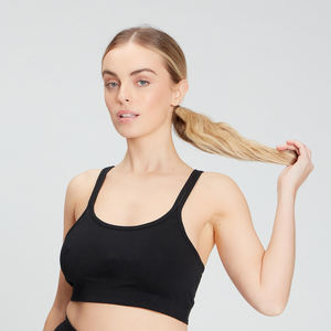 บราออกกำลังกายไร้รอยต่อระบายอากาศได้ดีเป็นมิตรต่อสิ่งแวดล้อมสำหรับผู้หญิงปรับแต่งโลโก้ได้ตามต้องการ - Product Image 1