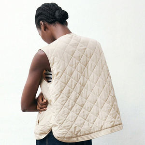 Chaleco Acolchado de Invierno 2025 Personalizable para Mujer, Ecológico, Transpirable, Cortavientos, Estilo Urbano Informal, Chaleco Moderno - Product Image 2