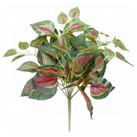 Feuille de périlla feuillage plante feuilles tissu de soie artificielle Spray pour la maison jardin cour décoration florale