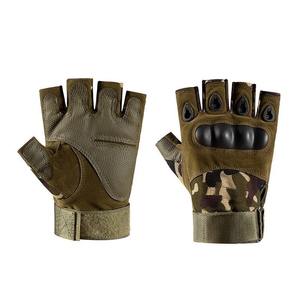 Gants tactiques unisexes en polyester à fermeture auto-agrippante, antidérapants, respirants et durables pour le cyclisme en extérieur, été, demi-doigts, Pakistan - Product Image 1