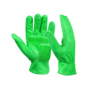 ถุงมือหนังวัวเกรดพรีเมียม ป้องกันการลื่น ระบายอากาศได้ดี ป้องกันสูงสุด สำหรับคนขับรถ งานอุตสาหกรรม เชื่อมโลหะ ป้องกันไฟฟ้าสถิต - Product Image 3