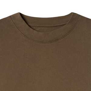 T-shirts unisexes 100% coton avec logo personnalisé, t-shirt vierge de haute qualité teint pour hommes, motif uni, tissu tissé - Product Image 4