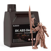 ELEGOO V3.0 8K Resin Mirip ABS untuk Desain Mekanik Kompatibel dengan Printer 3D LCD/MSLA/DLP