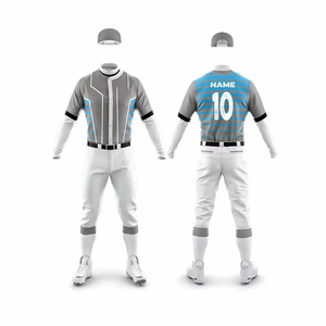 Nouvelle saison, uniforme de baseball élégant pour adultes, ensemble complet, chemises et maillots sublimés pour uniforme de baseball masculin - Product Image 6