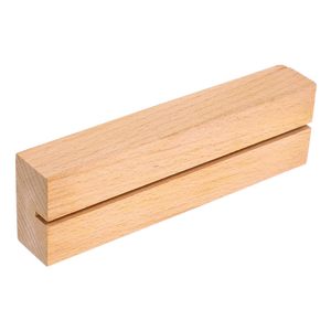Titular de la tarjeta de madera natural de calidad superior hecho a mano fabricante forma rectangular nuevo diseño gran oferta tarjetero de madera - Product Image 6