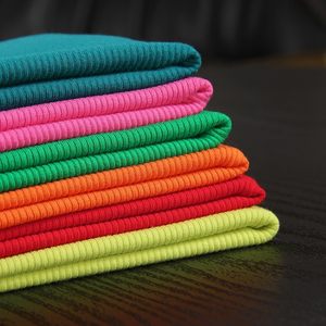 Haut court respirant pour femme avec col carré à manches longues côtelé coupe ajustée décontracté Design de base longueur courte - Product Image 5