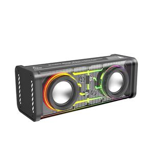 Digitalome SPA-120 10W Home Portable Wireless <b>Speaker</b> with RGB <b>LED</b> Lighting Battery Operated Microphone Home Portable <b>Speakers</b> - Product Image 3