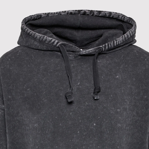 High Quality Men's Acid <b>Wash</b> Hoodies Custom Logo Winter Basics Cotton Blended Newest Design Breathable Comfortable Acid <b>Wash</b> - Product Image 5
